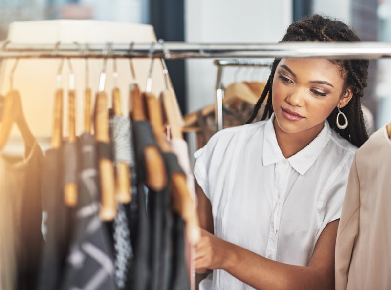 woman shopping